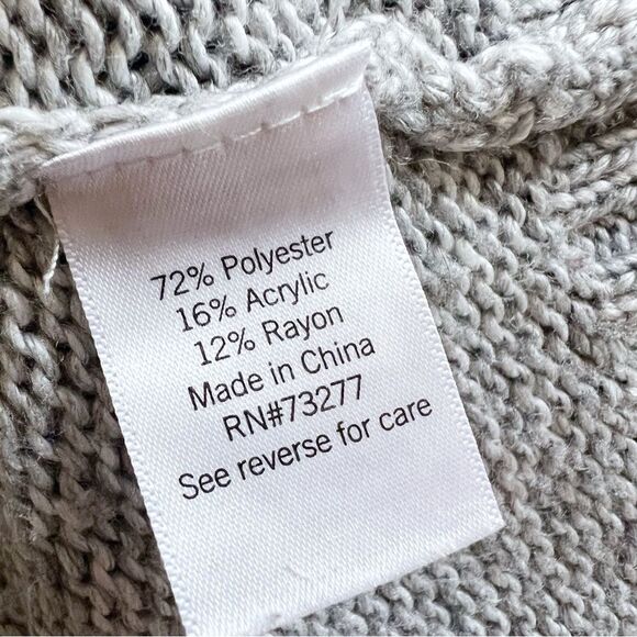 Nine West cable knit tunic sweater - Picture 4 of 6